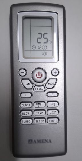รีโมท เครื่องปรับอากาศ Amena รุ่น Y1TF แถมถ่าน 3AAA 2 ก้อน ฟรี รูปที่ 3