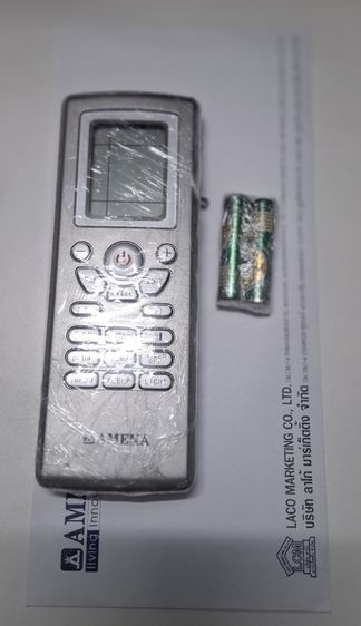 รีโมท เครื่องปรับอากาศ Amena รุ่น Y1TF แถมถ่าน 3AAA 2 ก้อน ฟรี รูปที่ 2