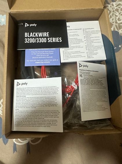 Poly Blackwire 3320-M USB-C หูฟัง Teams ของแถมโน้ตบุ๊ก ไม่เคยใช้งาน ราคาถูกที่สุด รูปที่ 3