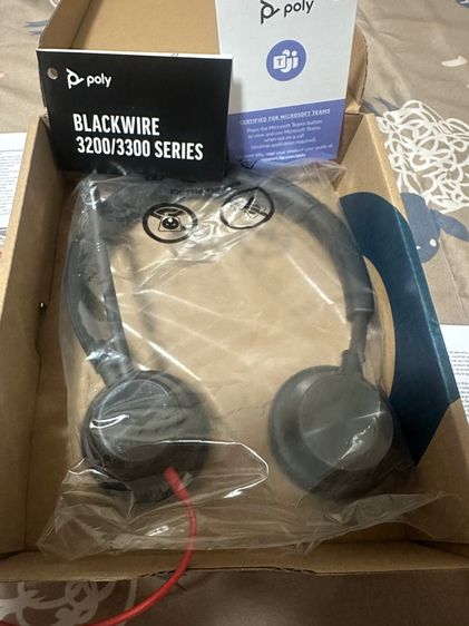Poly Blackwire 3320-M USB-C หูฟัง Teams ของแถมโน้ตบุ๊ก ไม่เคยใช้งาน ราคาถูกที่สุด รูปที่ 2