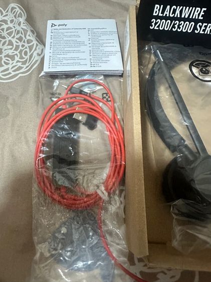 อื่นๆ Poly Blackwire 3320-M USB-C หูฟัง Teams ของแถมโน้ตบุ๊ก ไม่เคยใช้งาน ราคาถูกที่สุด
