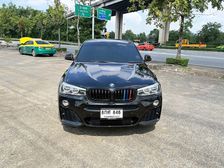 BMW X4 2017 2.0 xDrive20d M Sport 4WD Utility-car ดีเซล ไม่ติดแก๊ส เกียร์อัตโนมัติ ดำ รูปที่ 3