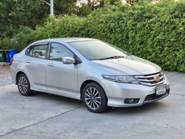 Honda City 2014 1.5 V เบนซิน ไม่ติดแก๊ส เกียร์อัตโนมัติ เทา รูปที่ 2