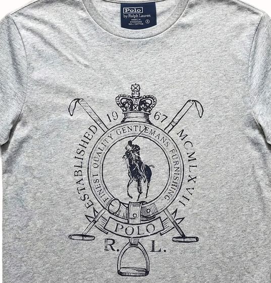 Polo Ralph Lauren Classic Fit Logo Jersey Short Sleeve T-Shirt                         รูปที่ 3