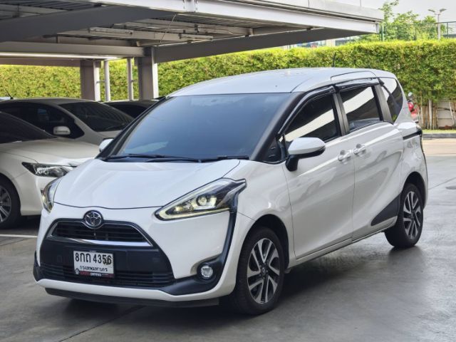Toyota Sienta 2019 1.5 V Utility-car เบนซิน ไม่ติดแก๊ส เกียร์อัตโนมัติ ขาว รูปที่ 3