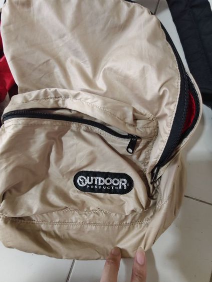 กระเป๋าเป้ backpack outdoor แท้ ผ้าร่ม สภาพดีมาก รูปที่ 13