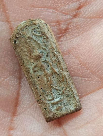 พระเนื้อดิน พิมพ์ซุ้มแจกัน มียันต์ นิยม หลวงพ่อพริ้ง วัดบางปะกอก 1,200- พระสวยเดิมๆ พร้อมส่งครับ  รูปที่ 3