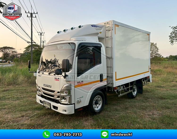 ISUZU 4  ล้อ  รถตู้เย็น MPC COOL 𝗜𝗦𝗨𝗭𝗨 𝗡𝗟𝗥𝟭𝟯𝟬 ปี 𝟐𝟓𝟔𝟔  ไมล์เพียง 𝟗,𝐱𝐱𝐱 กม 