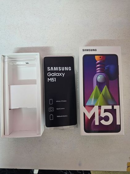 Samsung M51 สีขาว พร้อมกล่อง รูปที่ 2