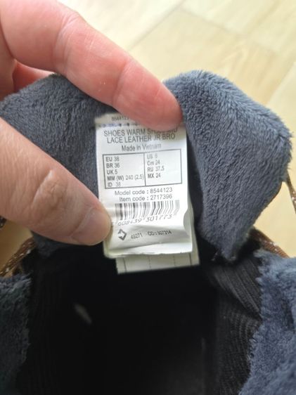 น้ำตาล หนังสังเคราะห์ รองเท้าบู๊ท UK 5.5 | EU 38 2/3 | US 6 อื่นๆ รองเท้าหนังแบบผูกเชือกมีคุณสมบัติกันหนาวและกันน้ำสำหรับเด็กใส่เดินป่า เดินในหิมะ SH500

