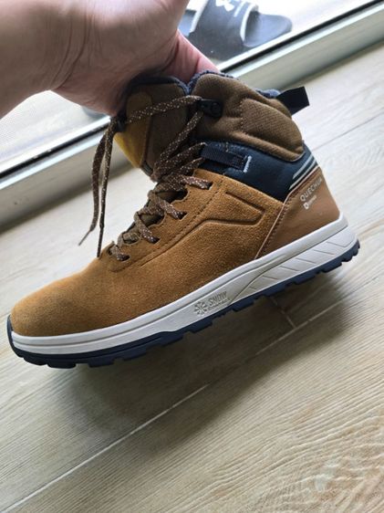 รองเท้าหนังแบบผูกเชือกมีคุณสมบัติกันหนาวและกันน้ำสำหรับเด็กใส่เดินป่า เดินในหิมะ SH500

 รูปที่ 7