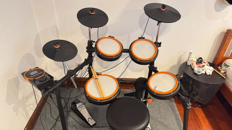 กลองไฟฟ้า Medeli MZ528 พร้อมแอรมป์ Aroma ADX-30 ครบชุด สภาพดี ราคาคุ้มค่า รูปที่ 4