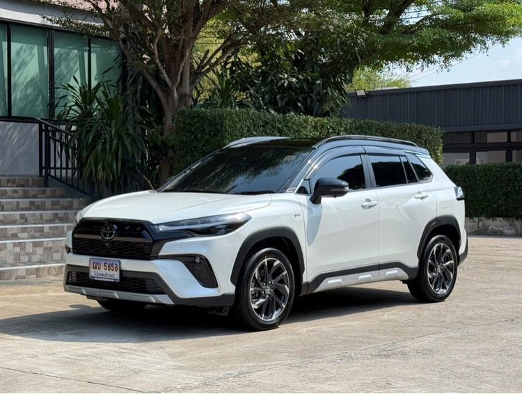 Toyota Corolla Cross 2025 1.8 Hybrid Premium Safety GR Sport Utility-car ไฮบริด ไม่ติดแก๊ส เกียร์อัตโนมัติ ขาว รูปที่ 4