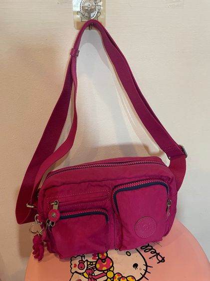 หญิง ชมพู ผ้า กระเป๋าสะพายKipling