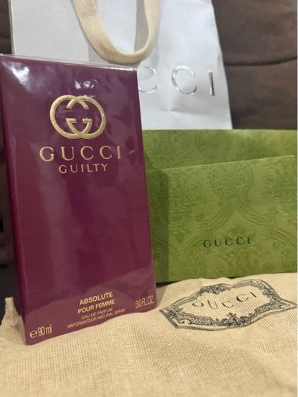 Gucci Guilty Absolute Pour Femme Eau de Parfum ขนาด 90 มล. สภาพใหม่มาก แค่แกะกล่อง ไม่เคยใช้