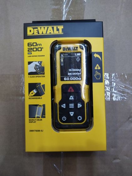 อุปกรณ์เครื่องมือช่าง เครื่องวัดระยะ 60M dewalt 