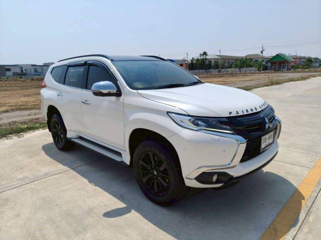 Mitsubishi Pajero Sport 2019 2.4 GT Premium Elite Edition 4WD Utility-car ดีเซล เกียร์อัตโนมัติ ขาว รูปที่ 2