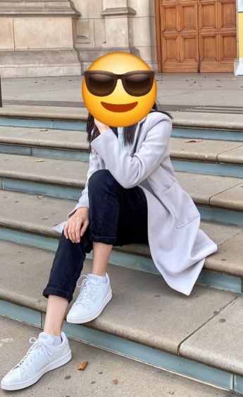 รองเท้า Adidas Advantage สีขาวไซส์ 39-40 รูปที่ 4