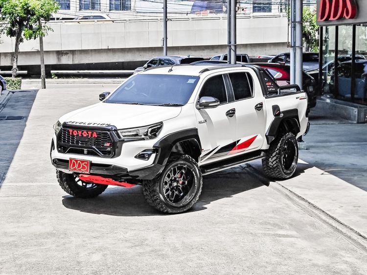 Toyota Hilux Revo 2017 2.4 E Prerunner Pickup ดีเซล เกียร์ธรรมดา ขาว รูปที่ 2