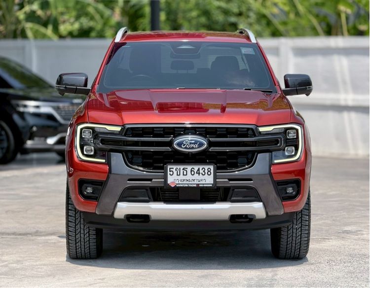 Ford Ranger 2023 2.0 Bi-Turbo 4WD Wildtrak Pickup ดีเซล ไม่ติดแก๊ส เกียร์อัตโนมัติ ส้ม รูปที่ 2