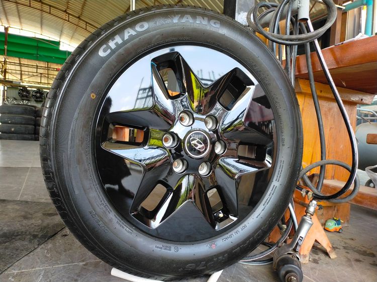 อื่นๆ อื่นๆ 18" แม็กฮุนได ขอบ18 สีอบpowder coat พร้อมยางเฉาหยาง 225 60 18 ปี25ยางสวยตุ่มหน้ายางยังอยู่ทุกเส้น ใส่ hyundai h1 ได้ทุกรุ่น