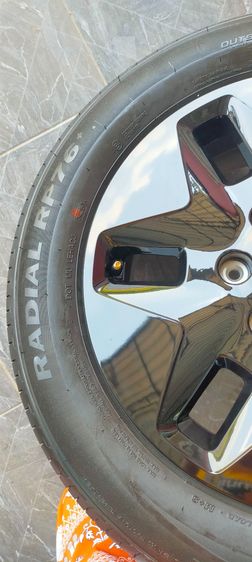 แม็กฮุนได ขอบ18 สีอบpowder coat พร้อมยางเฉาหยาง 225 60 18 ปี25ยางสวยตุ่มหน้ายางยังอยู่ทุกเส้น ใส่ hyundai h1 ได้ทุกรุ่น รูปที่ 10