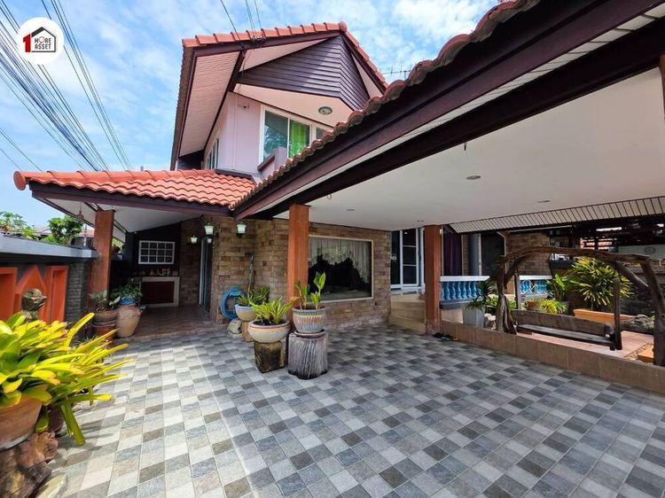 ตกแต่งครบ ขายบ้านเดี่ยวหลังมุม ม.พิมานปรีดา ท่าอิฐ เปลี่ยนทุกวันให้เป็นวันพักผ่อน ในบ้านสไตล์รีสอร์ทพื้นที่จุใจ รูปที่ 2