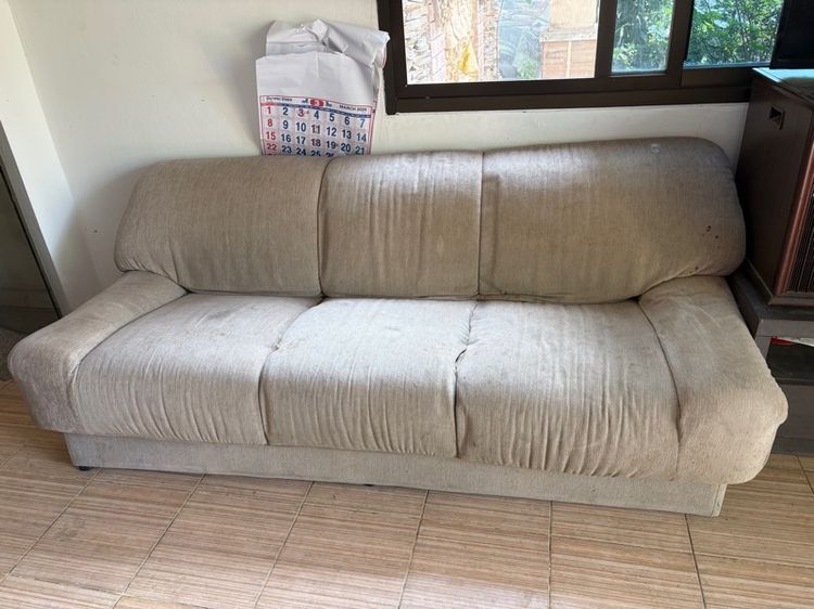 โซฟา 190ซม. สภาพปานกลาง (มารับเอง) รูปที่ 12