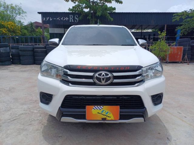 Toyota Hilux Revo 2018 2.4 J Plus Pickup ดีเซล ไม่ติดแก๊ส เกียร์ธรรมดา ขาว รูปที่ 4