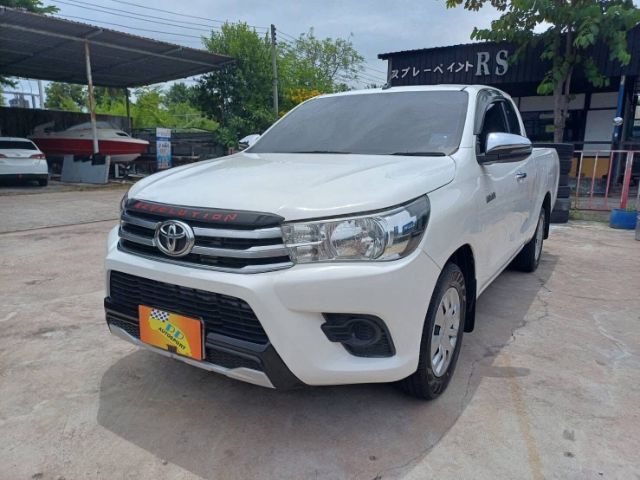 Toyota Hilux Revo 2018 2.4 J Plus Pickup ดีเซล ไม่ติดแก๊ส เกียร์ธรรมดา ขาว รูปที่ 2
