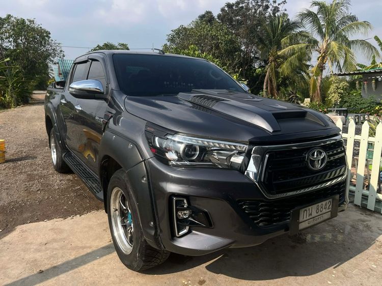 Toyota Hilux Revo 2018 2.4 E Prerunner Pickup ดีเซล ไม่ติดแก๊ส เกียร์อัตโนมัติ เทา รูปที่ 2