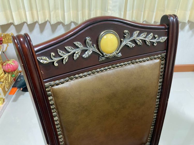 โต๊ะกินข้าวหินอ่อนพร้อมเก้าอี้ 6 ที่นั่ง  รูปที่ 2