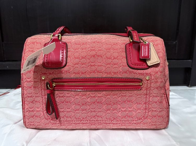 Coach 25047 Poppy Mini Oxford Signature C Satchel Purse