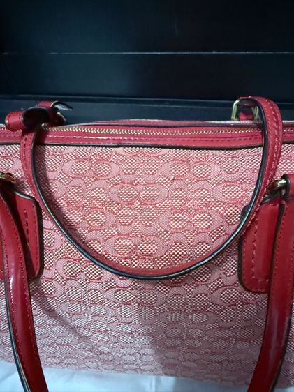Coach 25047 Poppy Mini Oxford Signature C Satchel Purse รูปที่ 2