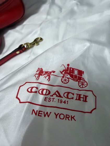Coach 25047 Poppy Mini Oxford Signature C Satchel Purse รูปที่ 8