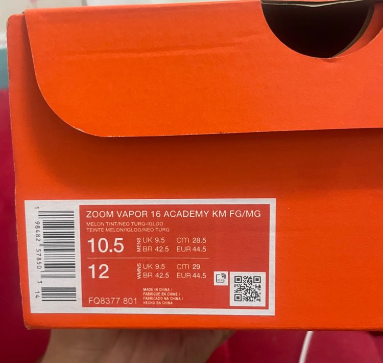 ส่งต่อNike Mercurial Vapor 16 Academy รุ่นพิเศษ Kylian Mbappé สภาพดีใส่1ครั้ง รูปที่ 11