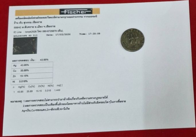 เหรียญเนื้อเงินโบราณต่างประเทศ ( พร้อมใบแสกน ) รูปที่ 2