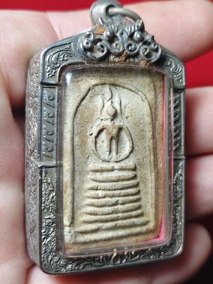 พระผงสมเด็จวัดเกศไชโยพร้อมตลับเงิน รูปที่ 2