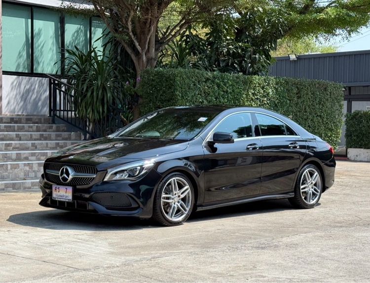 Mercedes-Benz CLA-Class 2017 CLA250 AMG Sedan เบนซิน ไม่ติดแก๊ส เกียร์อัตโนมัติ ดำ รูปที่ 4