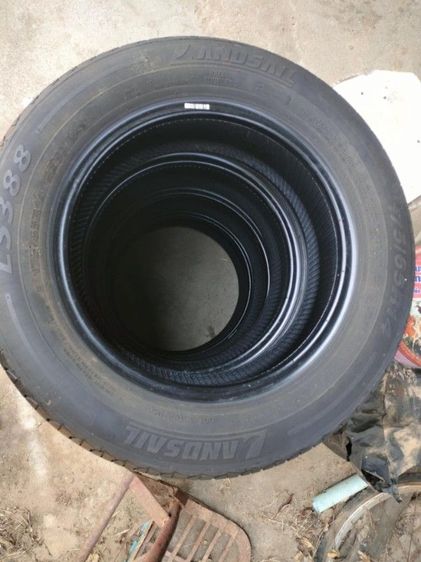 ยางขอบ 175 65R14 จำนวน 4 เส้น LANDSAILมือสอง ถอดจากรถHONDA BRIO AMAZE  iVTEC รูปที่ 4