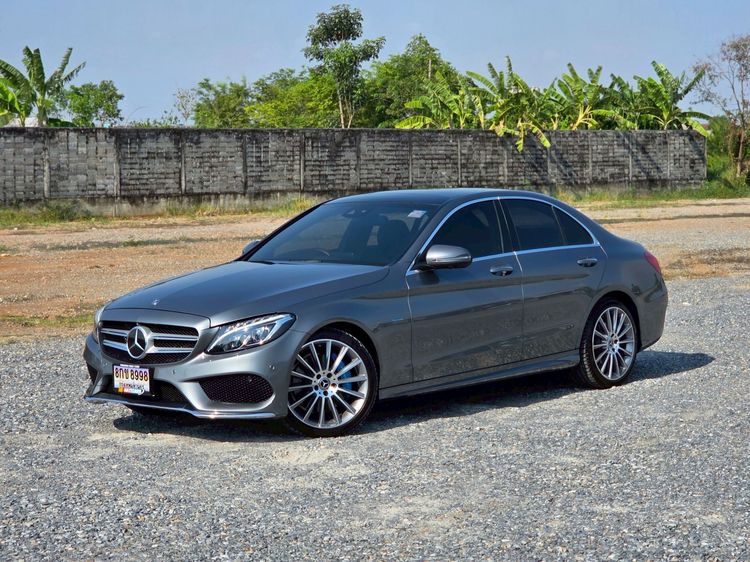 Mercedes-Benz C-Class 2018 C350 Sedan ปลั๊กอินไฮบริด (PHEV) ไม่ติดแก๊ส เกียร์อัตโนมัติ เทา