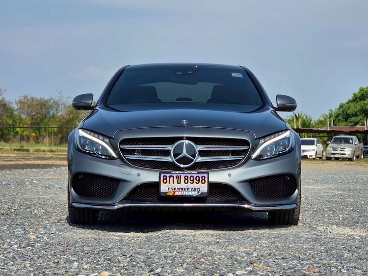 Mercedes-Benz C-Class 2018 C350 Sedan ปลั๊กอินไฮบริด (PHEV) ไม่ติดแก๊ส เกียร์อัตโนมัติ เทา รูปที่ 2