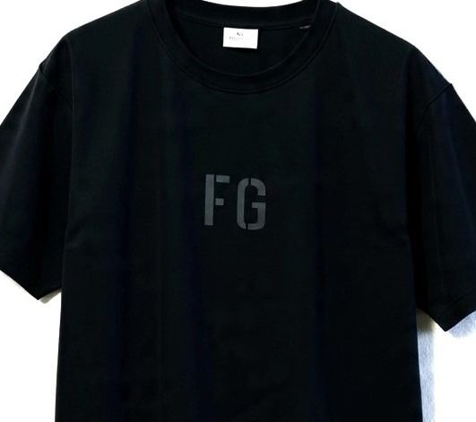 Fear of God ESSENTIALS Black Crewneck T-Shirt รูปที่ 4