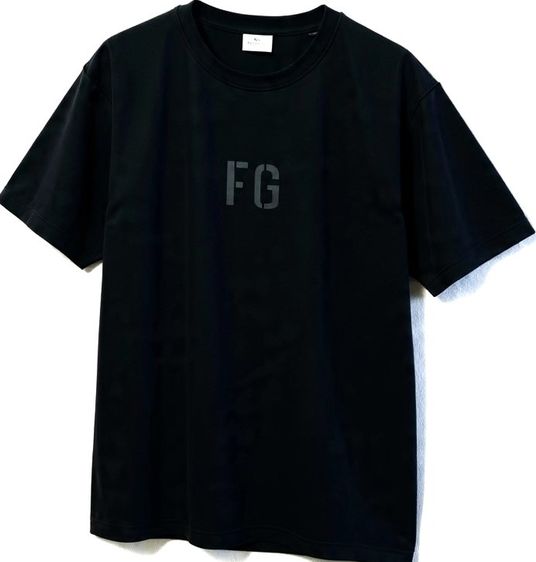 Fear of God ESSENTIALS Black Crewneck T-Shirt รูปที่ 6