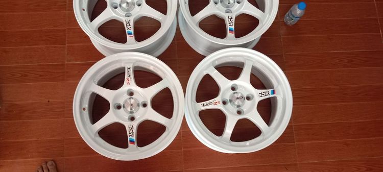 แม็กไหม่ 4 รู 100 ขอบ 15 สวยๆคับ 4 วง ส่งได้จ้า รูปที่ 3