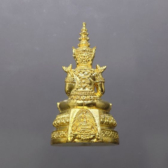 พระแก้วมรกต มจร. เนื้อกะหลั่ยทอง มหาวิทยาลัยสงฆ์ ที่ระลึกสร้างอาคารที่จังหวัดอยุธยา พิธีใหญ่ วัดพระแก้ว ปี2543 พร้อมตลับเดิม รูปที่ 3