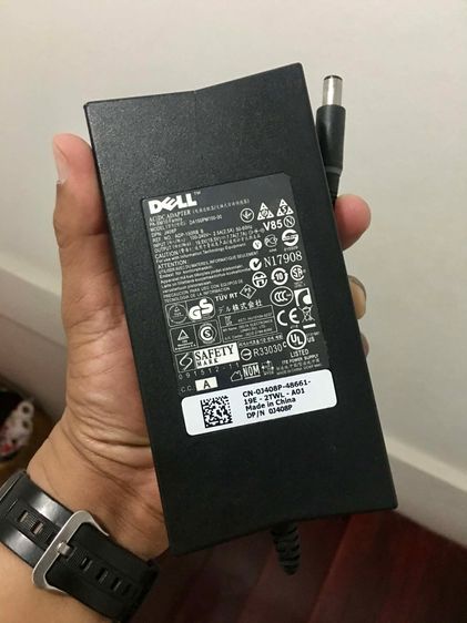 Adapter Dell หัวเข็มใหญ่ 19.5V 7.7A พร้อมสายAC เทสแล้วใช้งานปกติ
