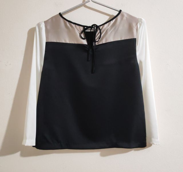 เฮชแอนด์เอ็ม เสื้อครอปขาวดำ รูปที่ 6