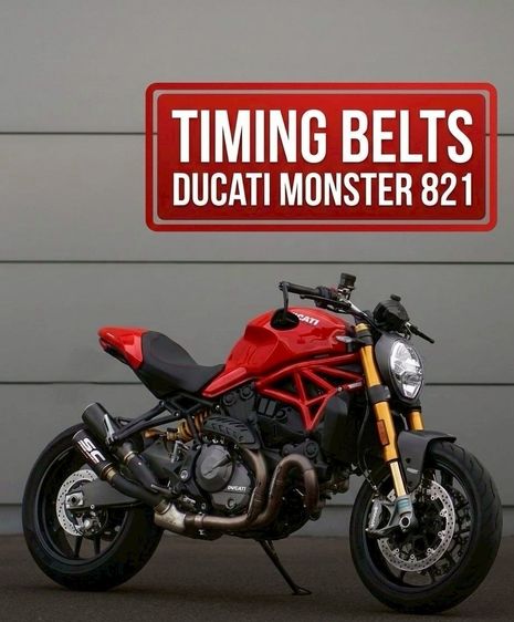 iming Belts สายพานใช้กับ Ducati Monster 821 (ราคาต่อเส้น) รูปที่ 2
