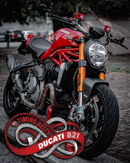 iming Belts สายพานใช้กับ Ducati Monster 821 (ราคาต่อเส้น) รูปที่ 3